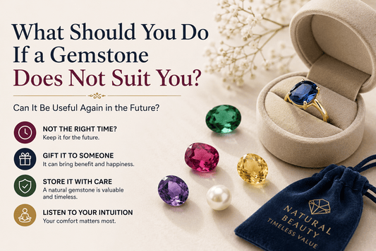 What Should You Do If a Gemstone Does Not Suit You? Can It Be Useful Again in the Future?