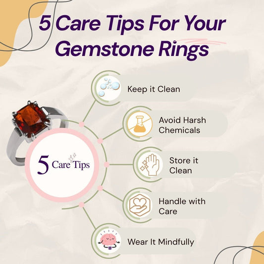 Take Care of Your Gemstone Ring 