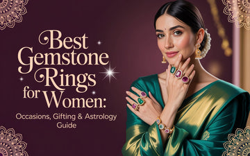 gemstone rings for women