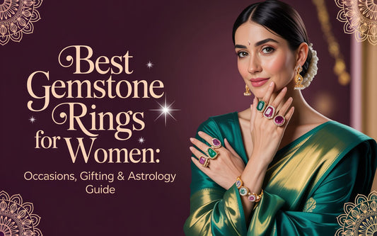 gemstone rings for women