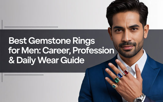 gemstone rings for men