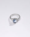 Buy Online Designer Neelam Ring in 925 Silver from Myra Gems 