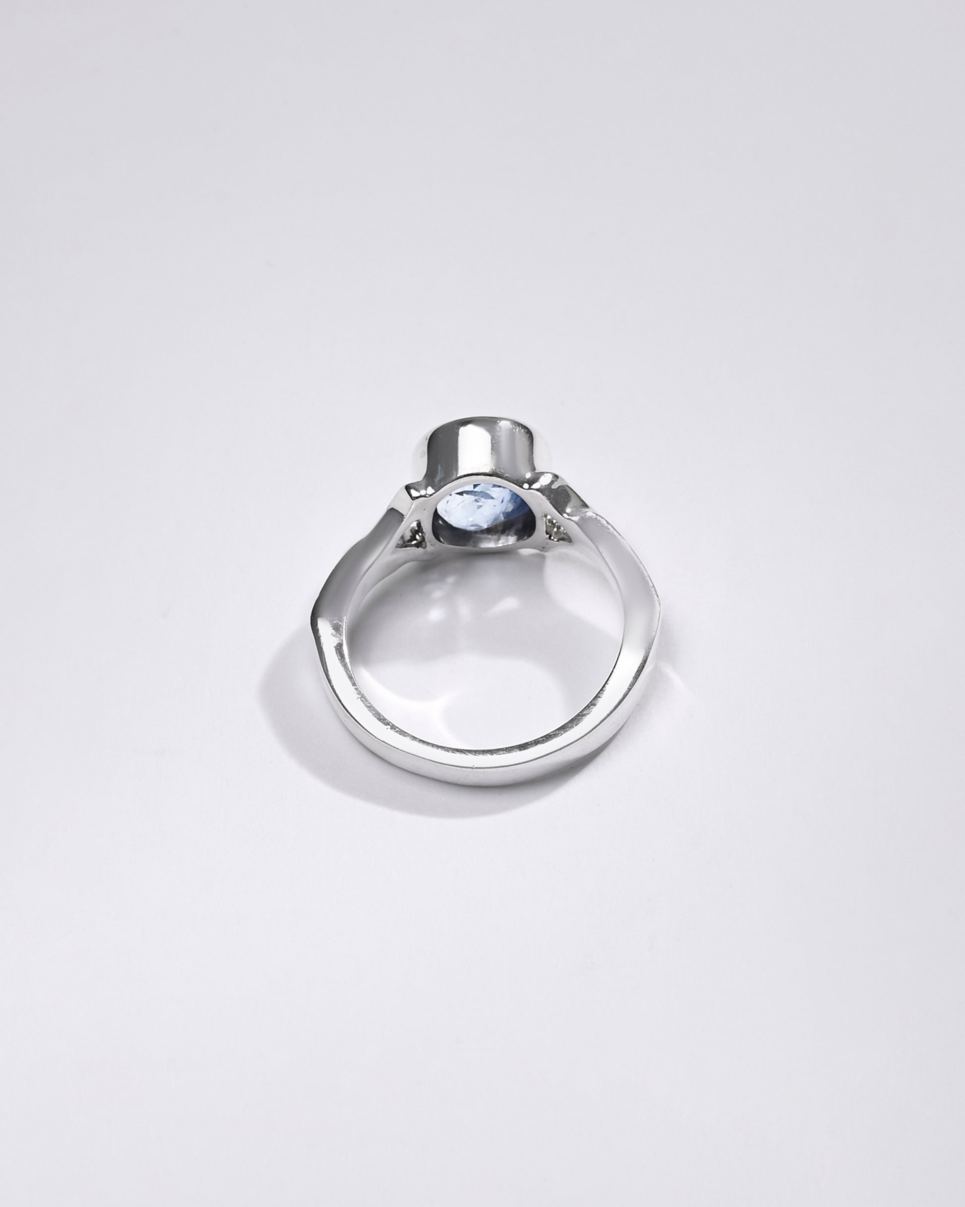 Buy Online Designer Neelam Ring in 925 Silver from Myra Gems 