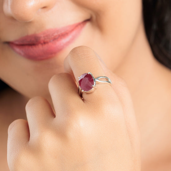 Ruby stone ring