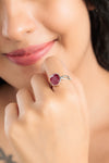 Ruby stone ring