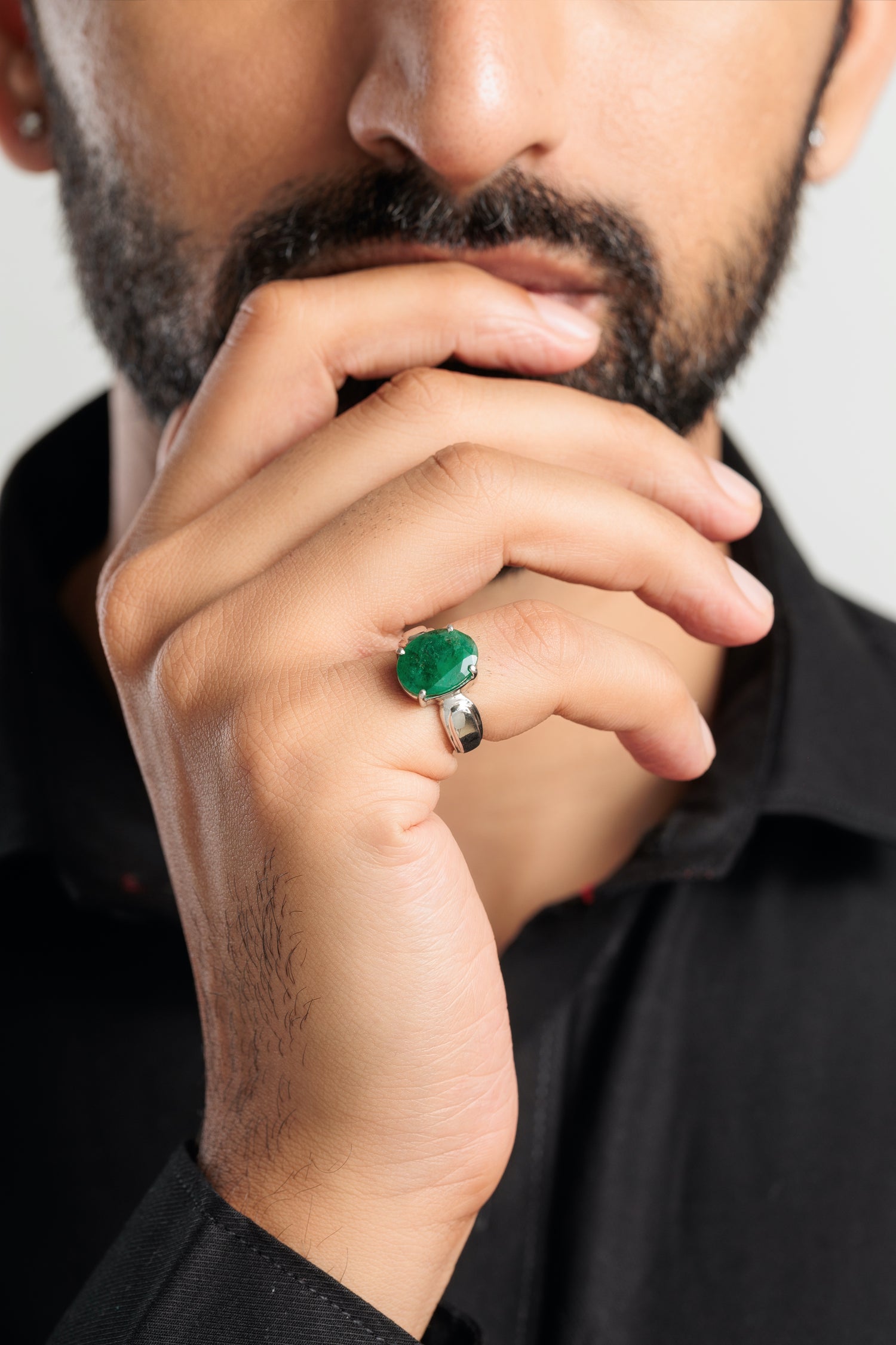 Emerald Ring for Men