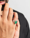 Emerald ring design for men