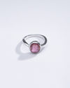 Radiant Ruby (Manik) Gemstone Ring in Sterling Silver - #1201B - Myra