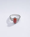 Vintage Red Coral (Moonga) Ring in 925 Sterling Silver – #1242 - Myra