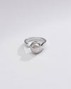 Elegant Pearl (Moti) Ring in 925 Sterling Silver - #1136 U - Myra