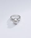 Classic Pearl (Moti) Ring in 925 Sterling Silver - #1283 U - Myra