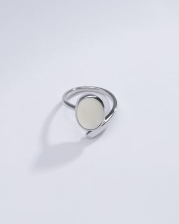 Vintage Opal (Doodhiya) Gemstone Ring in Sterling Silver – #1202B - Myra