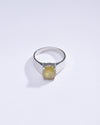 Natural Yellow Sapphire (Pukhraj) Ring in Sterling Silver – #1224N4 - Myra