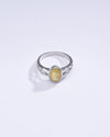 Supreme Yellow Sapphire (Pukhraj) Ring in 925 Sterling Silver - Shakti