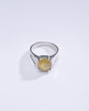 Glory Yellow Sapphire (Pukhraj) Ring in 925 Silver – #1111N8 - Myra