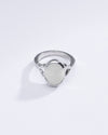 Ethereal Opal (Doodhiya) Gemstone Ring in Sterling Silver – #1175HB - Myra