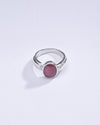 Radiant Ruby (Manik) Ring in 925 sterling silver - #1101B - Myra