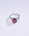 Classic Ruby (Manik) Ring in 925 Silver - #1228B - Myra