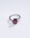 Vibrant Ruby (Manik) Ring in 925 Sterling Silver - #1153N4 - Myra