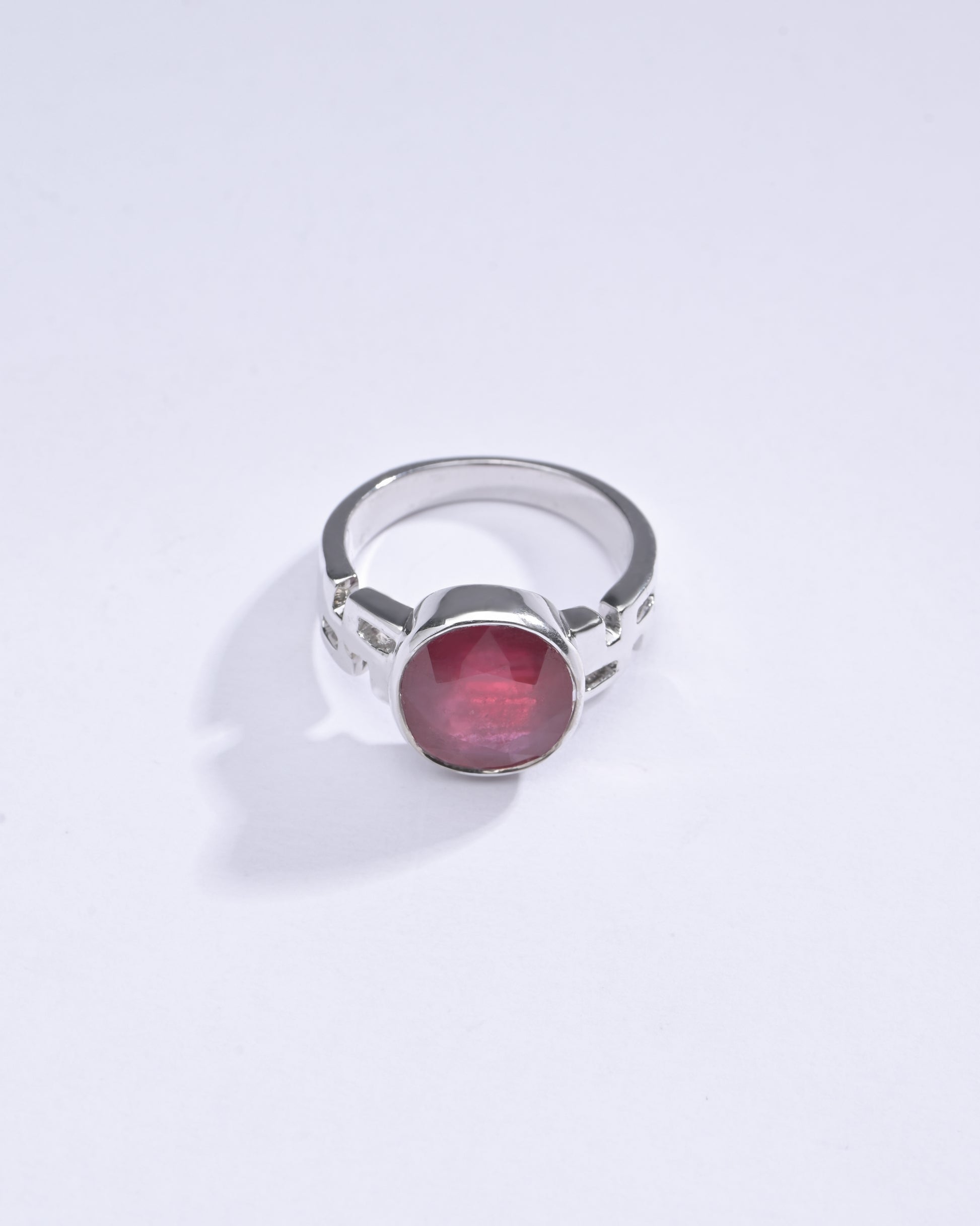Vintage Ruby (Manik) Ring in 925 Sterling Silver - #1283B - Myra