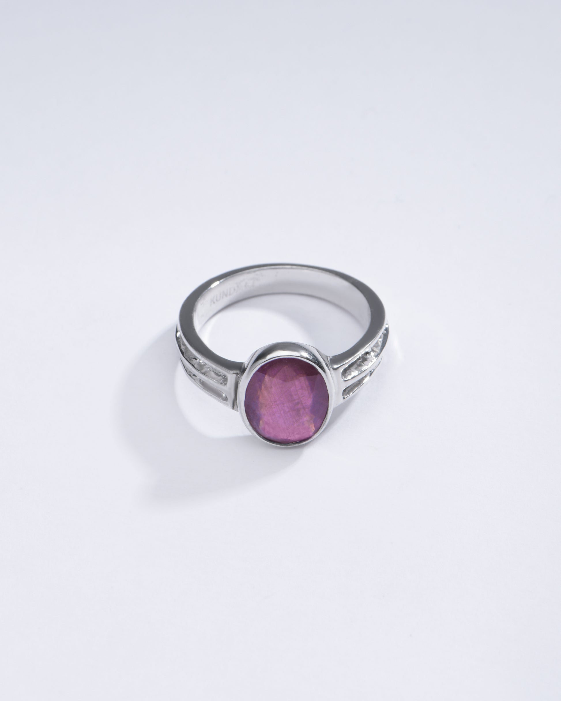 Vibrant Ruby (Manik) Ring in 925 Sterling Silver - #1142B - Myra