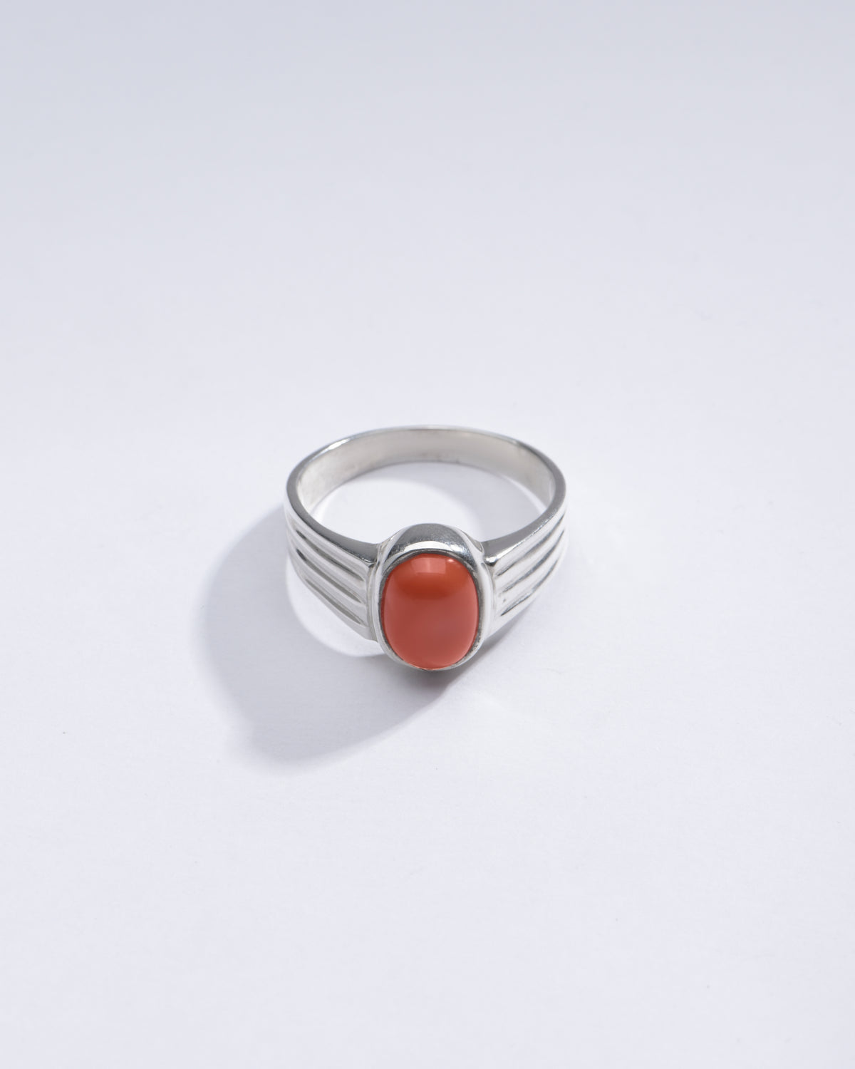 Red Color Coral in 925 Silver Buy from Myra Gems