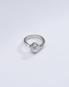 Natural Pearl (Moti) Ring in 925 Silver - #1201 U - Myra