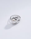 Natural Pearl (Moti) Ring in 925 Silver - #1284 U - Myra