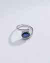 Blue sapphire gemstone ring