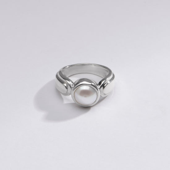 Genuine Pearl (Moti) Ring in 925 Sterling Silver - #1101 R - Myra