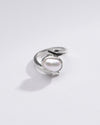 Natural Pearl (Moti) Ring in 925 Silver - #1103 U - Myra