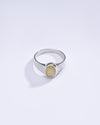 Authentic Yellow Sapphire (Pukhraj) Gemstone Ring in 925 Silver – #1228B - Myra