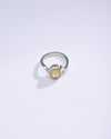 Classic Yellow Sapphire (Pukhraj) Ring in Sterling Silver – #1152B - Myra