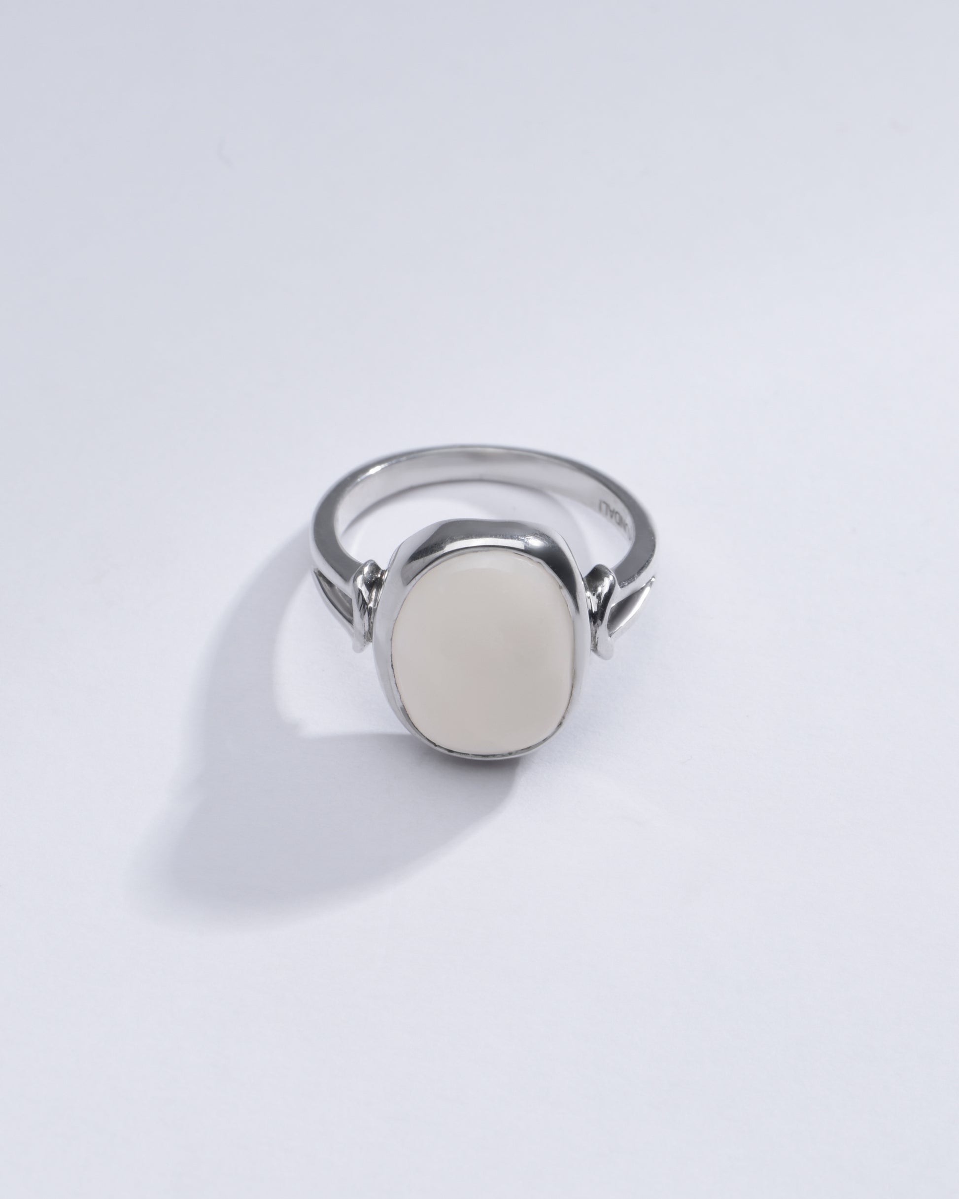 Authentic Opal (Doodhiya) Ring in 925 Silver – #1148B - Myra