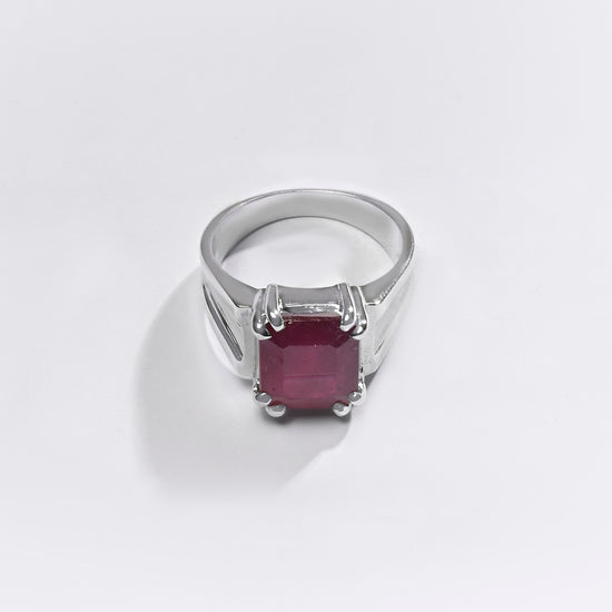 Premium RUBY (MANIK) Ring in 925 Silver - #1111N8 - Myra