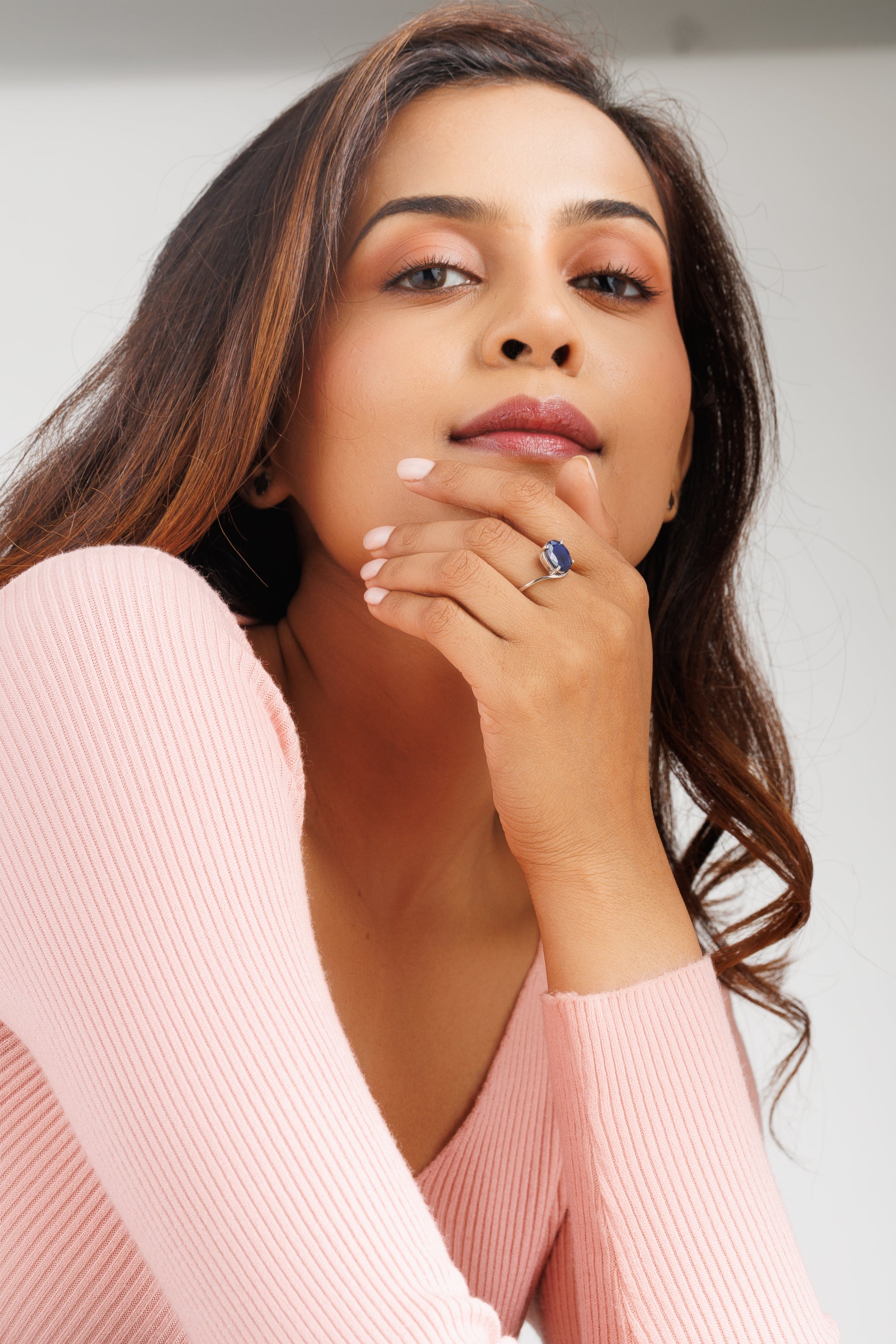 Blue Sapphire (Neelam) Ring – Trusted 925 Silver - #1176N4 - Myra