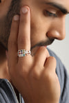 Royal Navratna (Navgrah) Ring – 925 Silver - 1285 - Myra