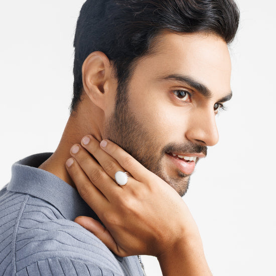 Royal Opal (Doodhiya) Ring – 925 Silver - #1228B - Myra