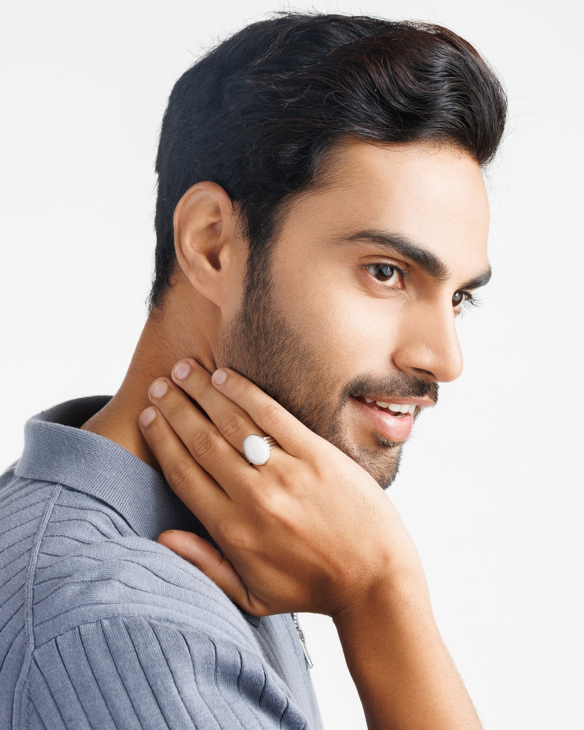 Royal Opal (Doodhiya) Ring – 925 Silver - #1228B - Myra