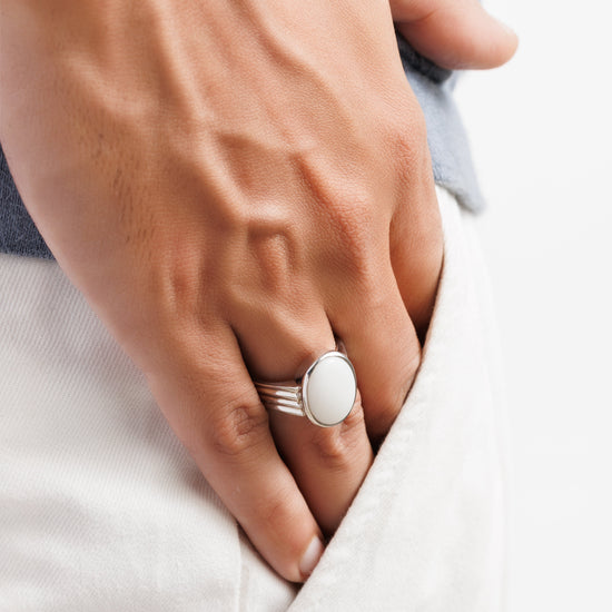 Royal Opal (Doodhiya) Ring – 925 Silver - #1228B - Myra