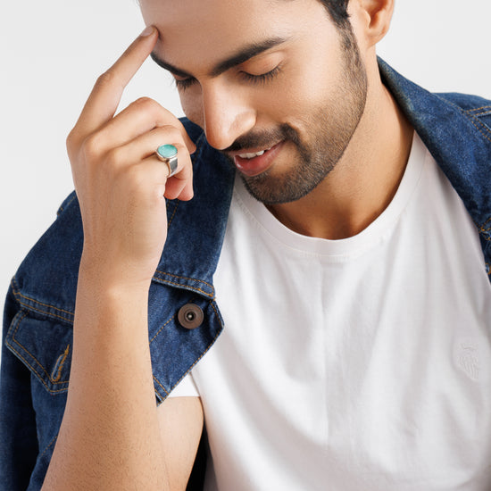 Certified Emerald (Panna) Ring – 925 Silver - #1224B - Myra