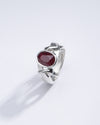 Classic Ruby (Manik) Ring in 925 Silver - #1210B - Myra