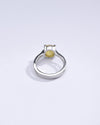 Genuine Yellow Sapphire (Pukhraj) Ring in 925 Silver – Crafted for Prosperity #1281N4 - Myra