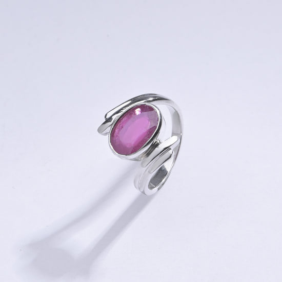 Vintage Ruby (Manik) Ring in 925 Sterling Silver - #1103B - Myra