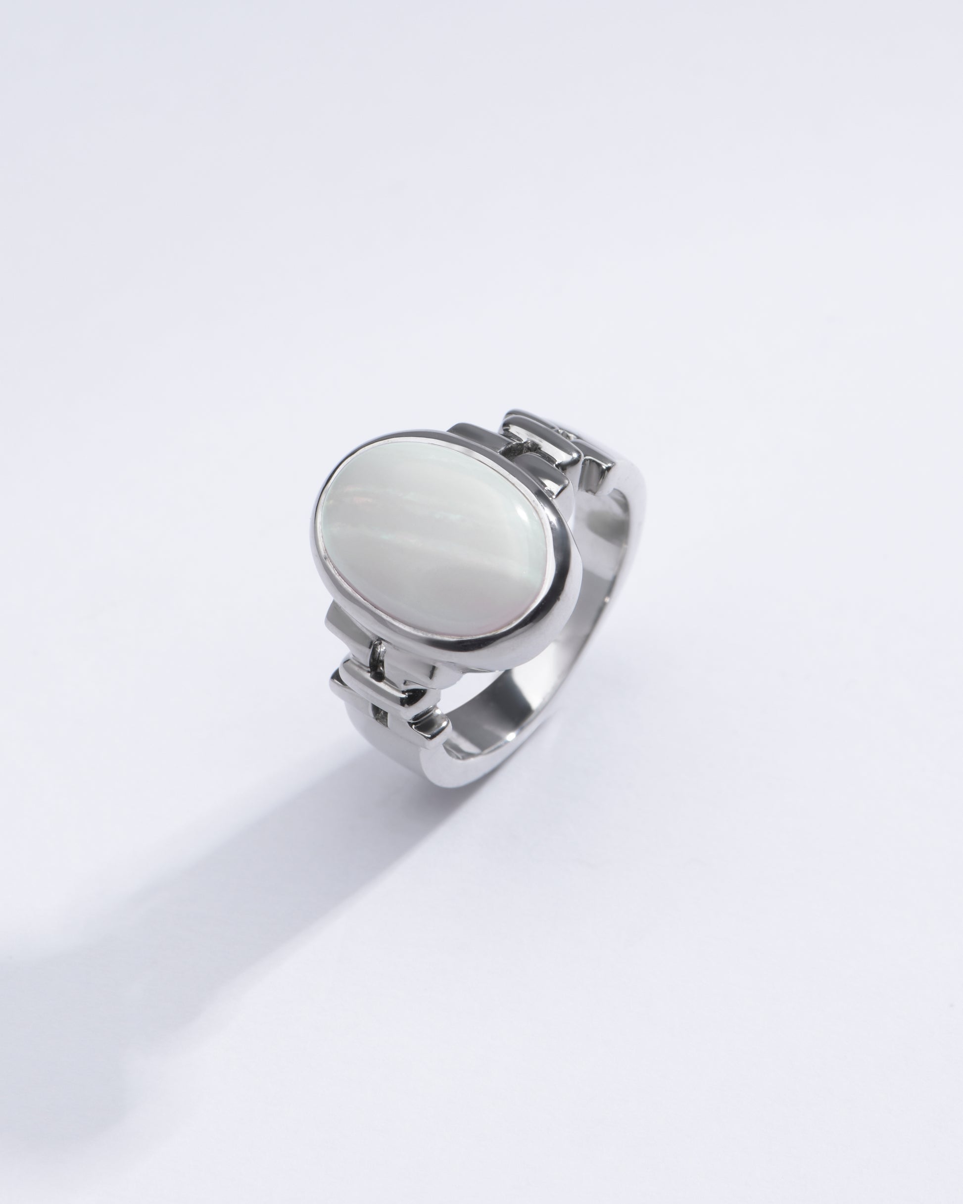 Magical Opal (Doodhiya) Ring in Sterling Silver – #1199B - Myra