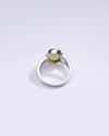 Natural Yellow Sapphire (Pukhraj) Ring in 925 Silver – #1125B - Myra