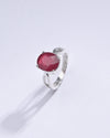 Vintage Ruby (Manik) Ring in 925 Streling Silver - #1102N4 - Myra