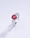 Vibrant Ruby (Manik) Ring in 925 Sterling Silver - #1220N4 - Myra