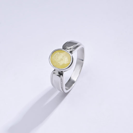 guru stone ring for men