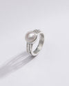 Elegant Pearl (Moti) Ring in 925 Silver - #1142 U - Myra